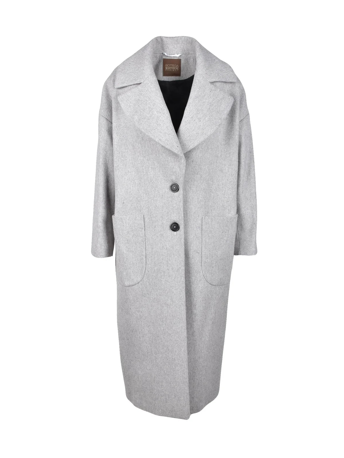 Relaxed Oversized Grey Coat