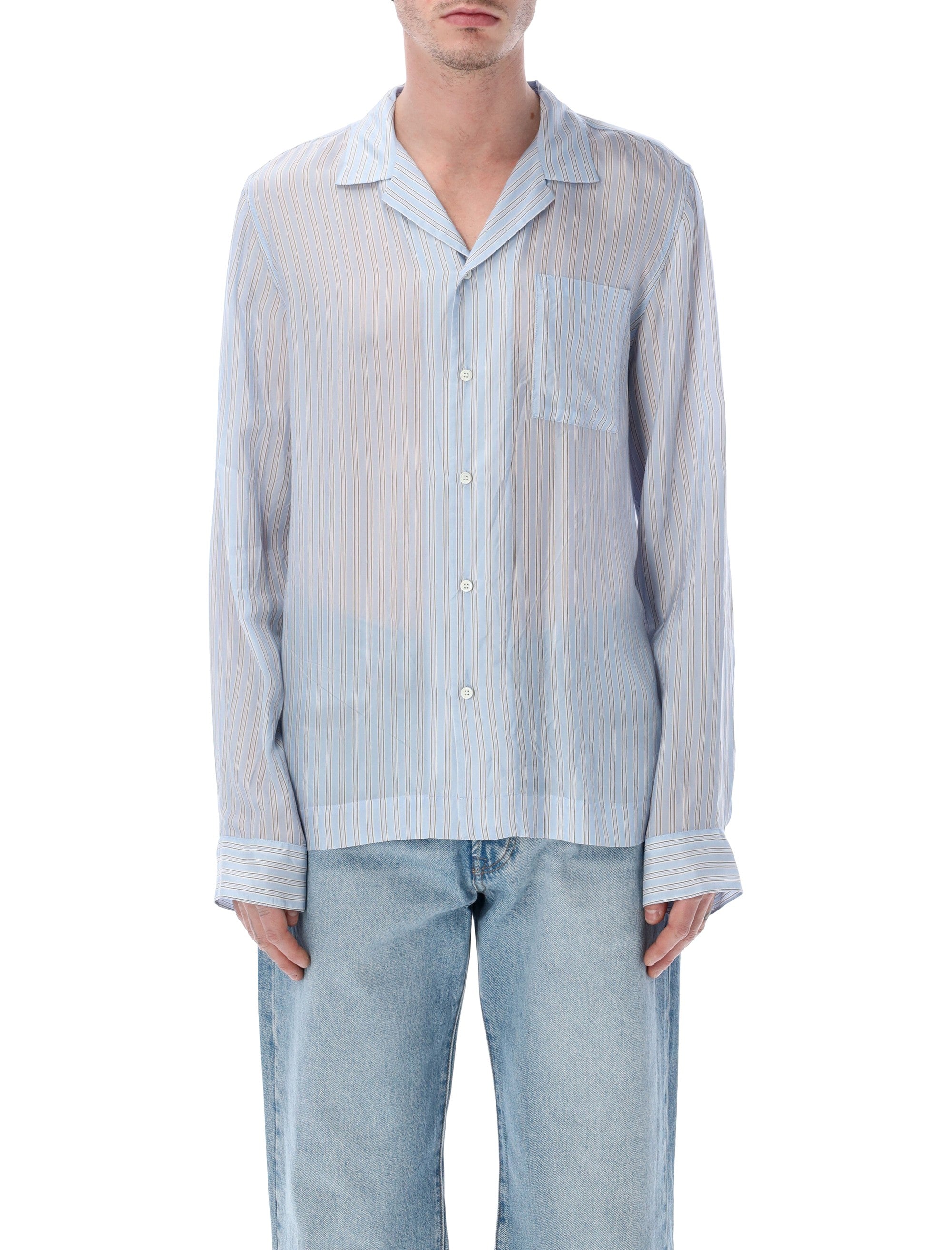 Striped Cupro Shirt