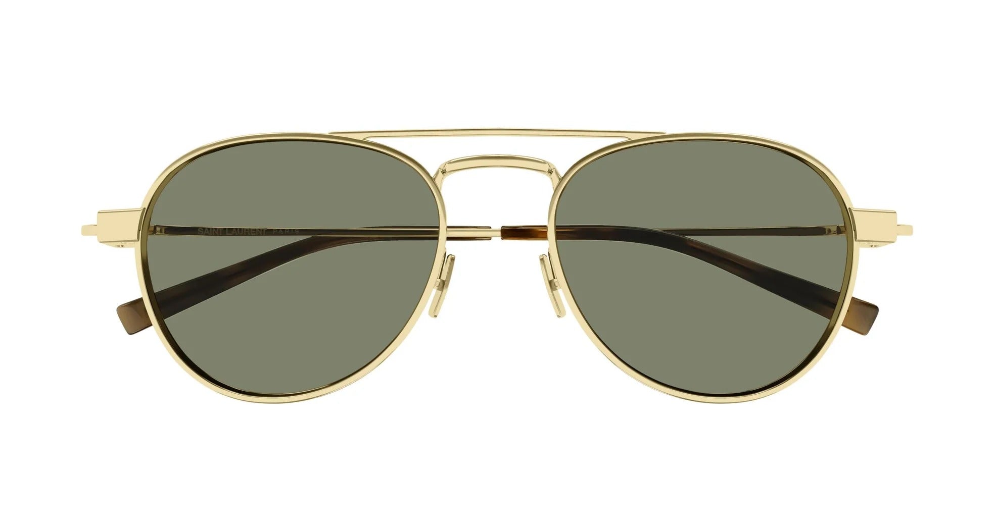 Sunglasses Saint Laurent SL 708 003 gold gold green 54/19/140