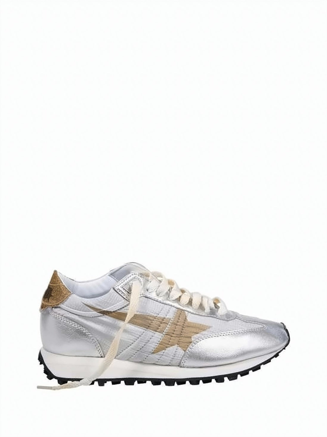 Distressed Low-Top Sneakers With Dark Star Emblem