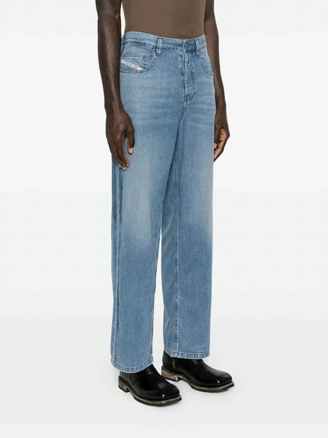 Light Blue Relaxed Fit Denim Jeans