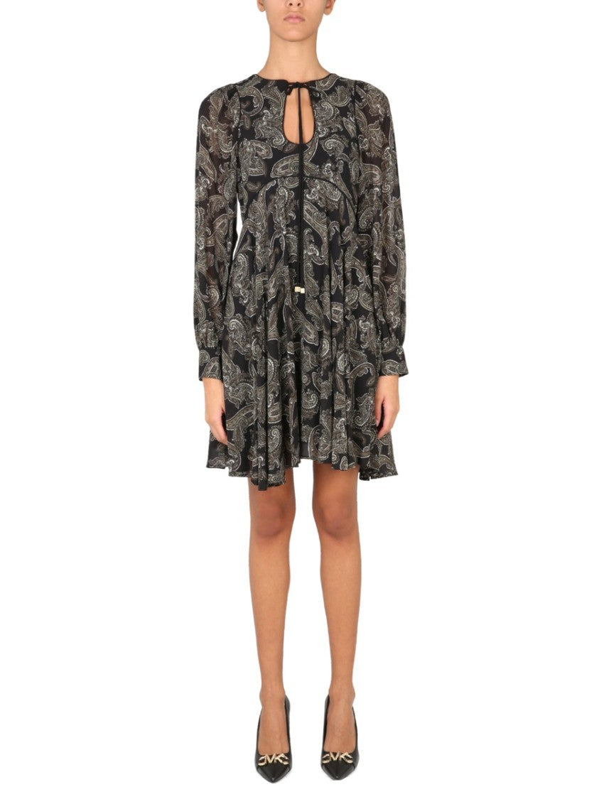Intricate Paisley Mini Dress