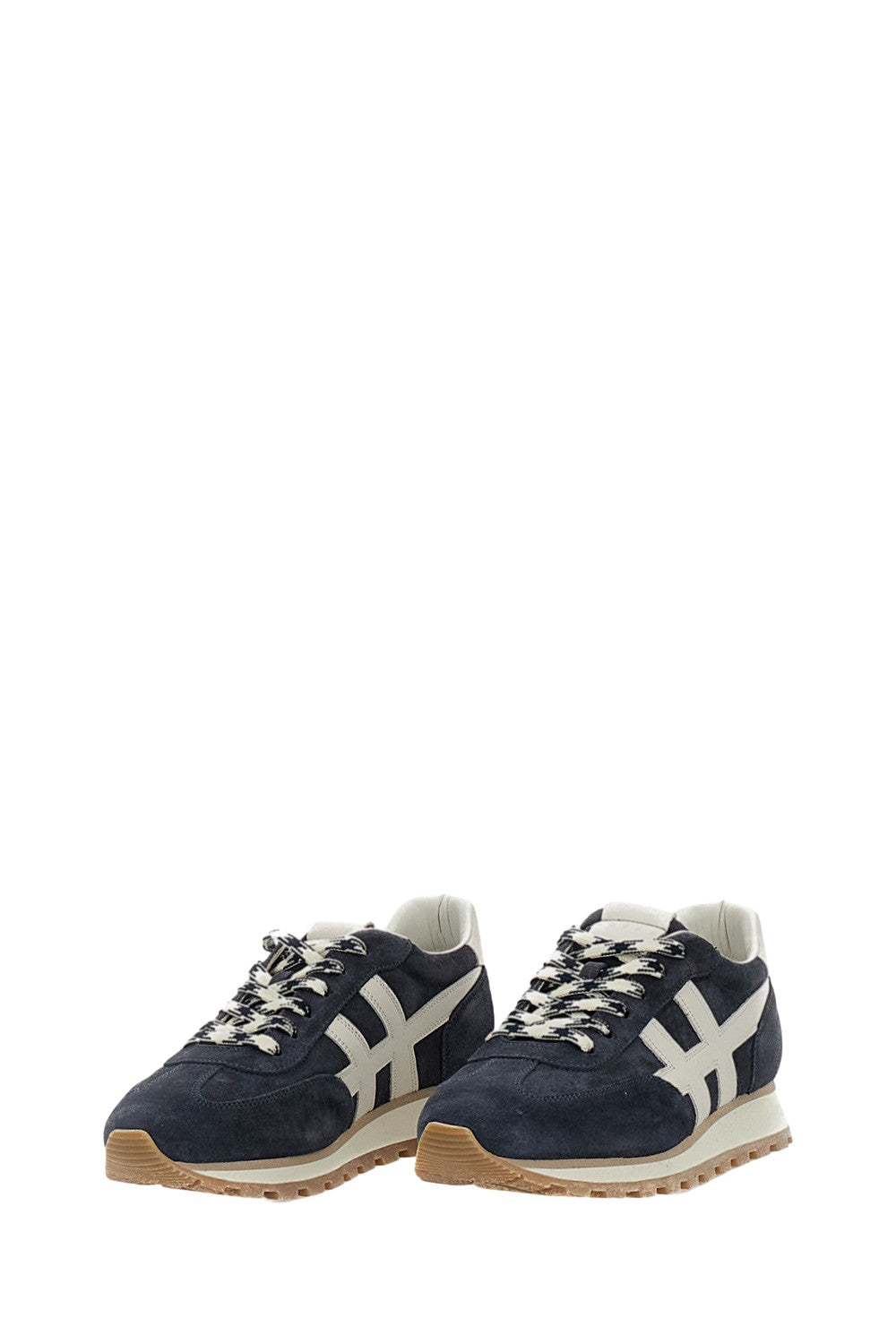 Blue Sneakers with Sporty Silhouette