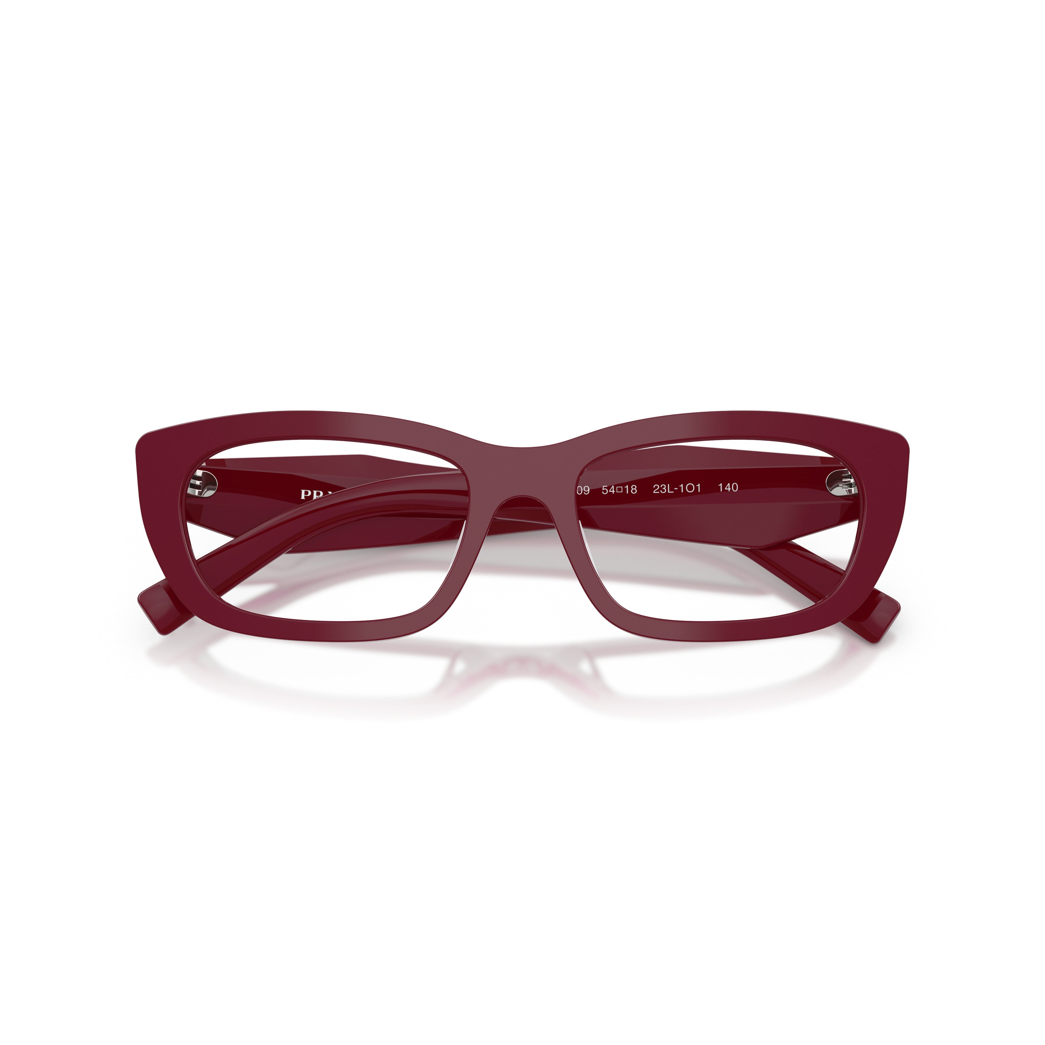 0pr D09v Wide Acetate Rectangular Eyeglasses