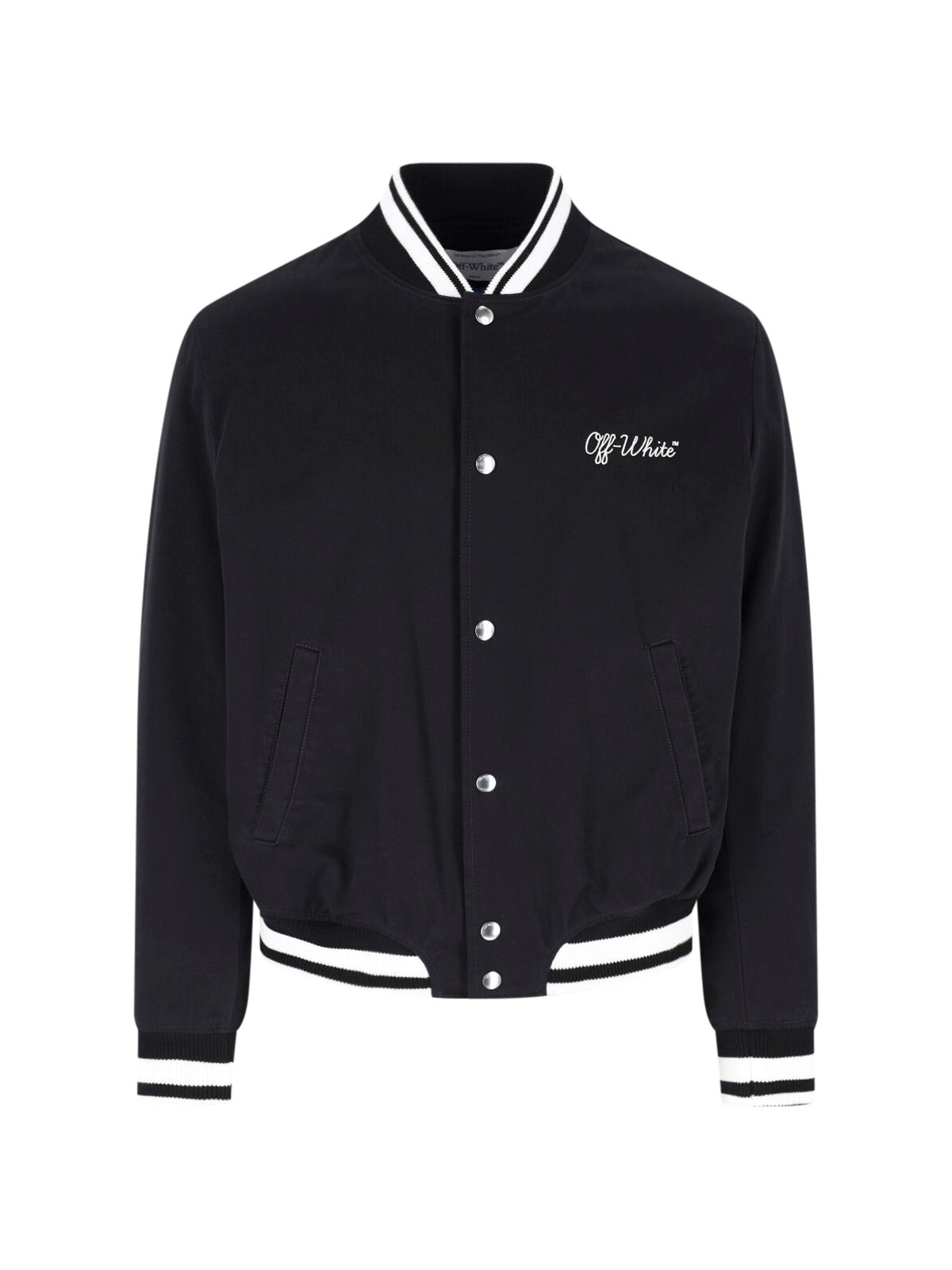 "Varsity Souvenir" Bomber Jacket – Black