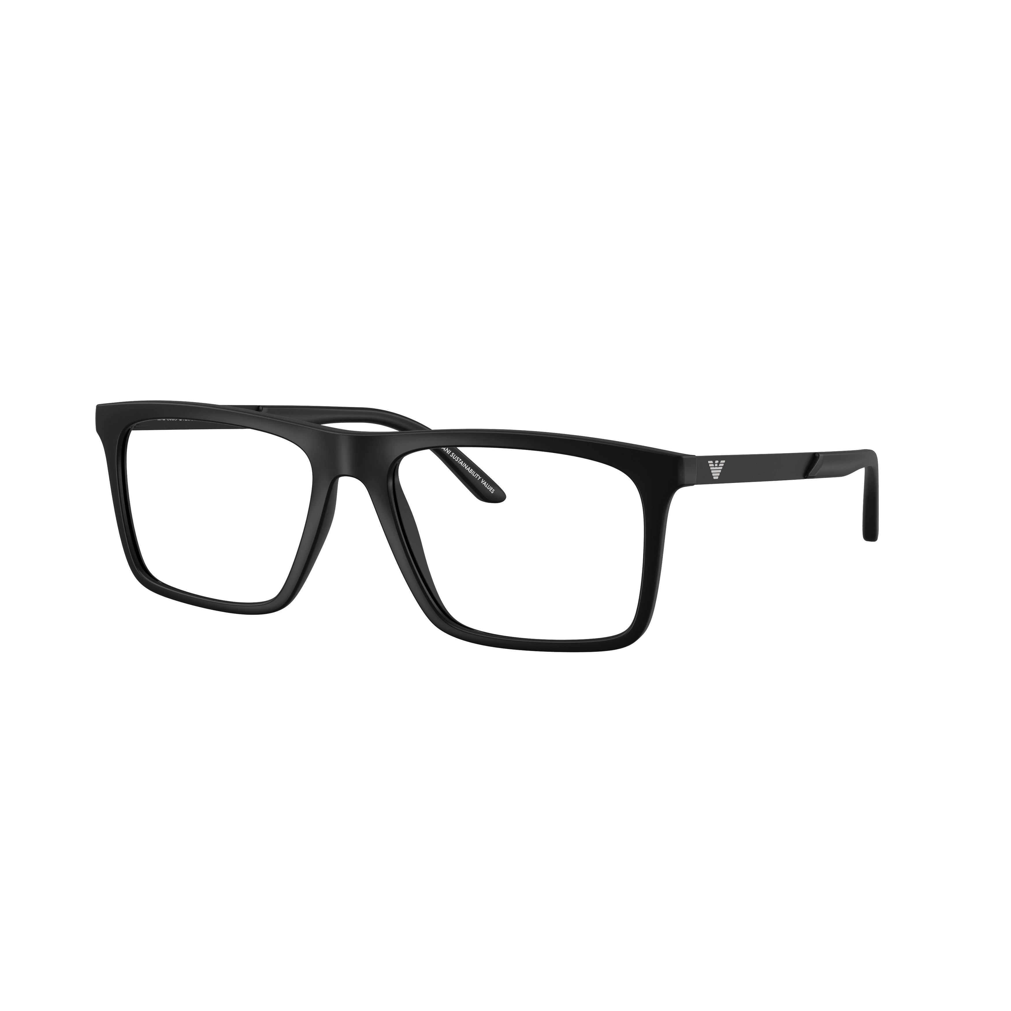 0ea3253 Matte Black Rectangular Frame Eyeglasses