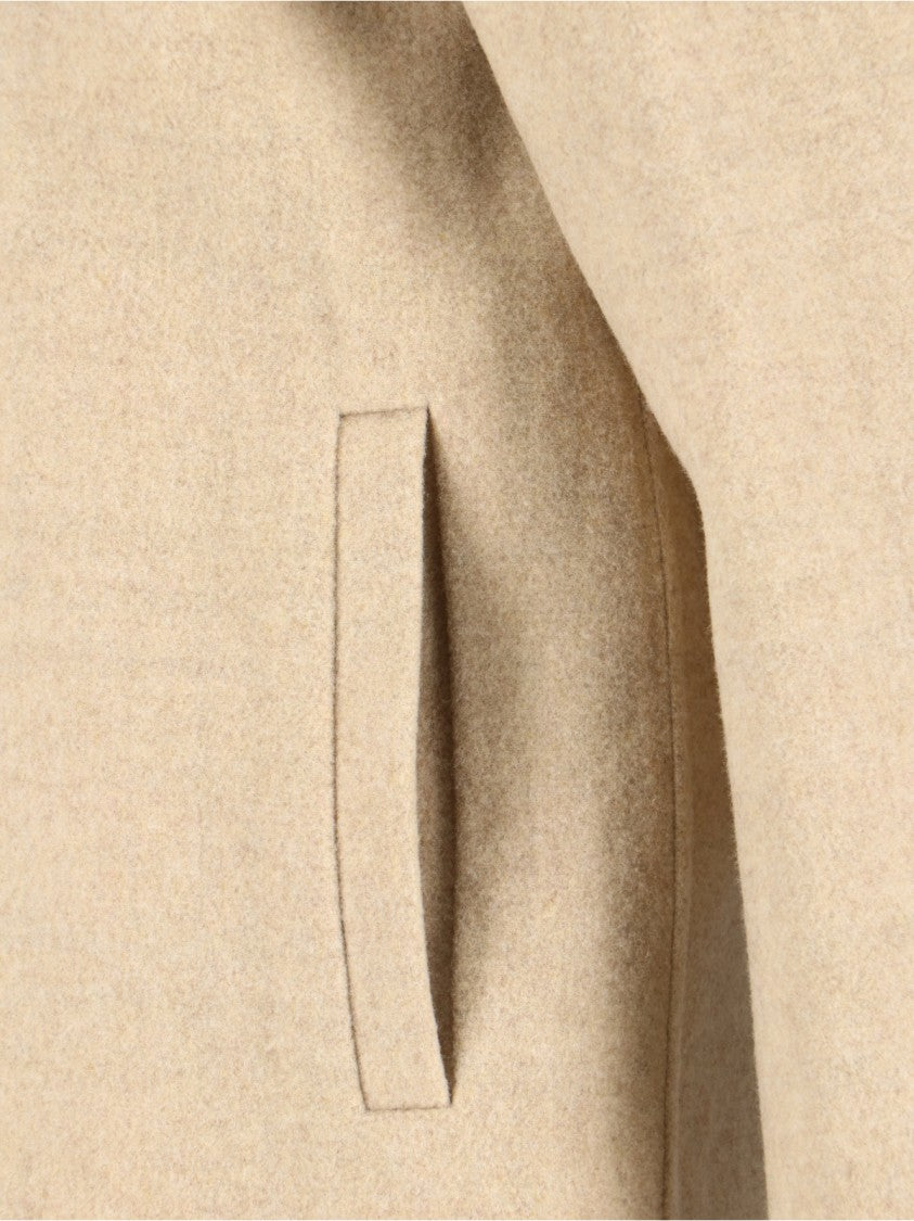 Virgin Wool Jacket – Beige