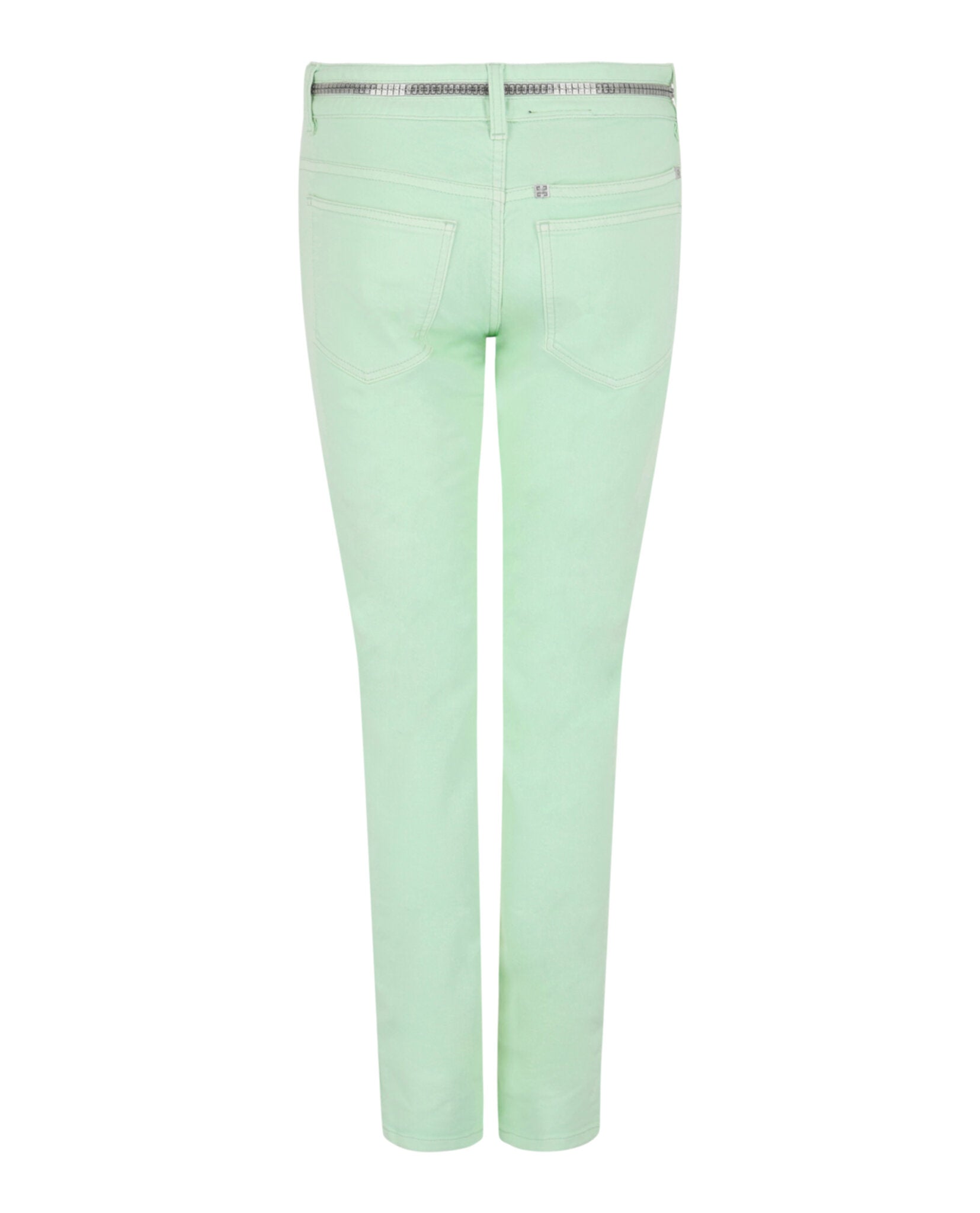 Slim Fit Denim With Zipper Detail