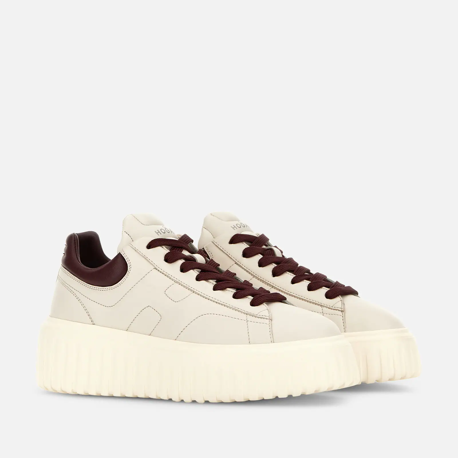 Sophisticated H-Stripes H Sneakers With Platform Sole