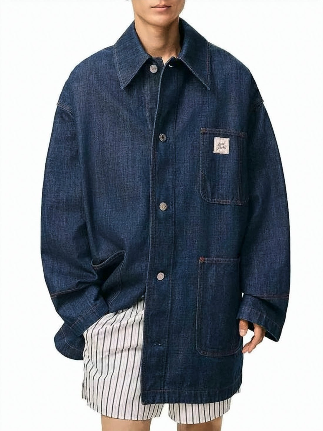Boxy Indigo Denim Jacket