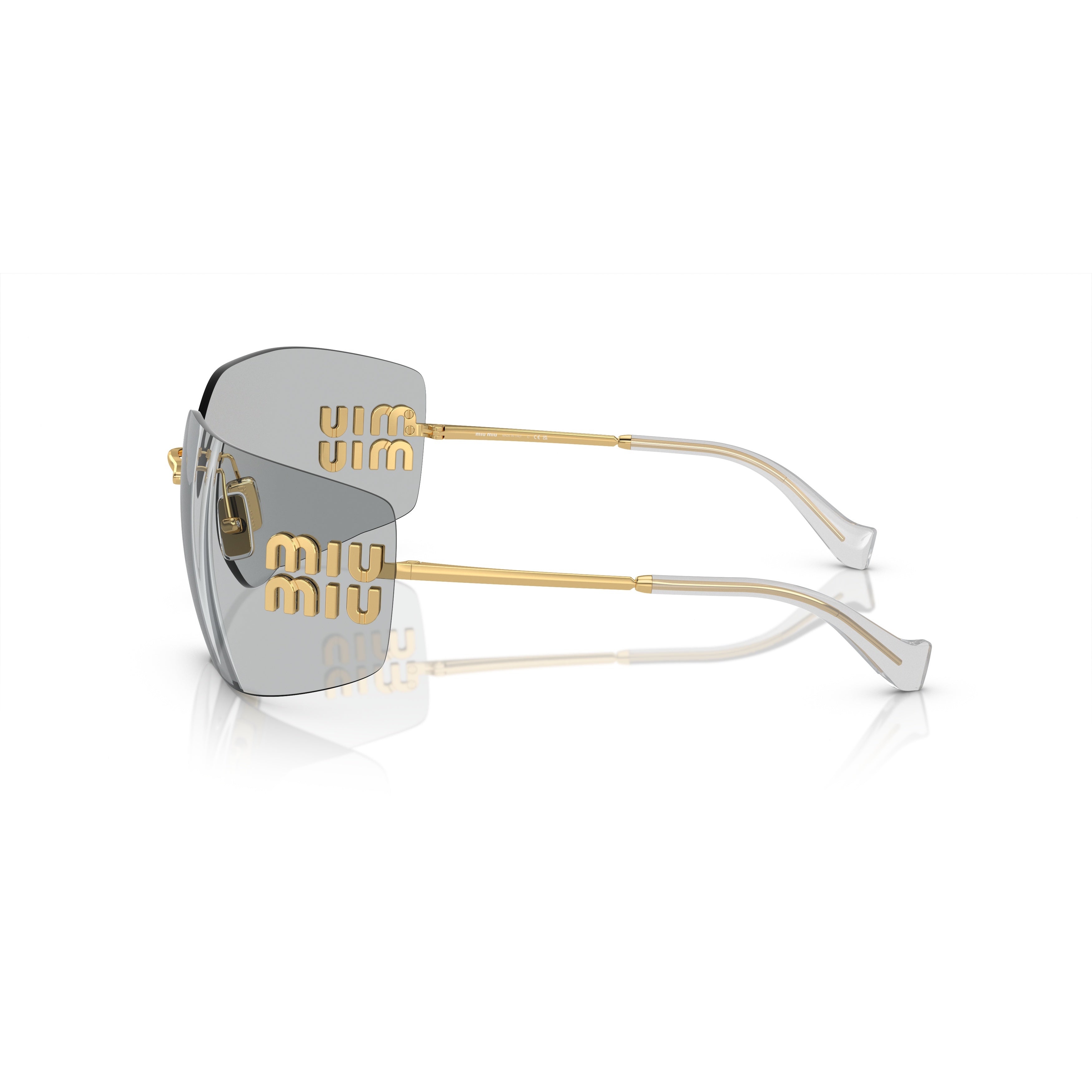 0mu 54ys Rimless Square Sunglasses