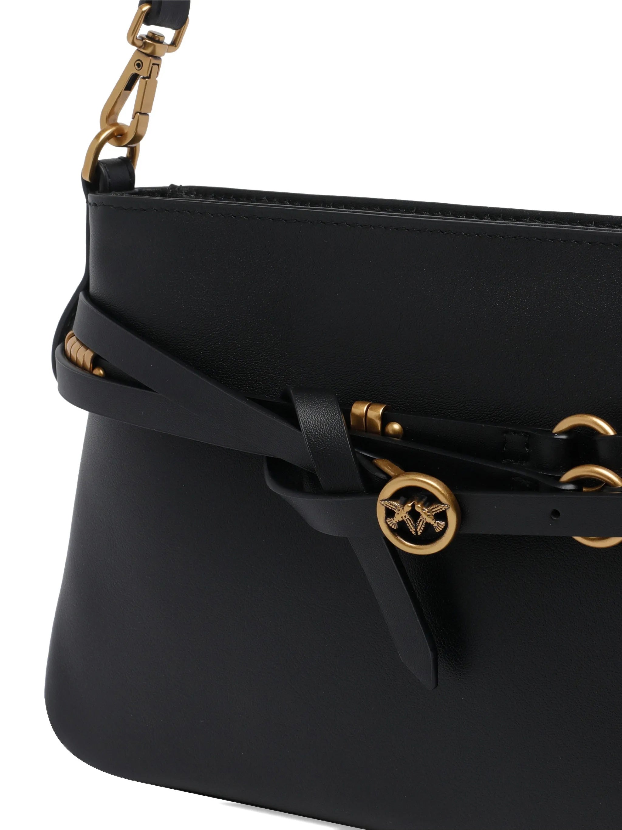 Mini Structured Studded Shoulder Bag