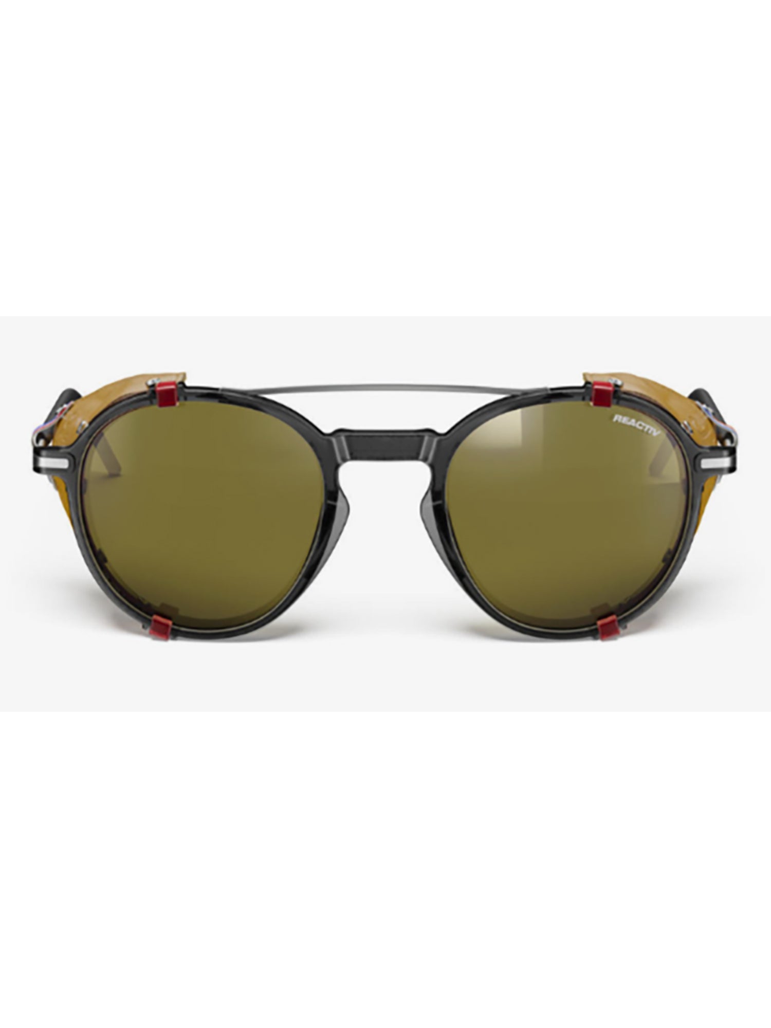 Oval Lens Sunglasses with Double Bridge Design