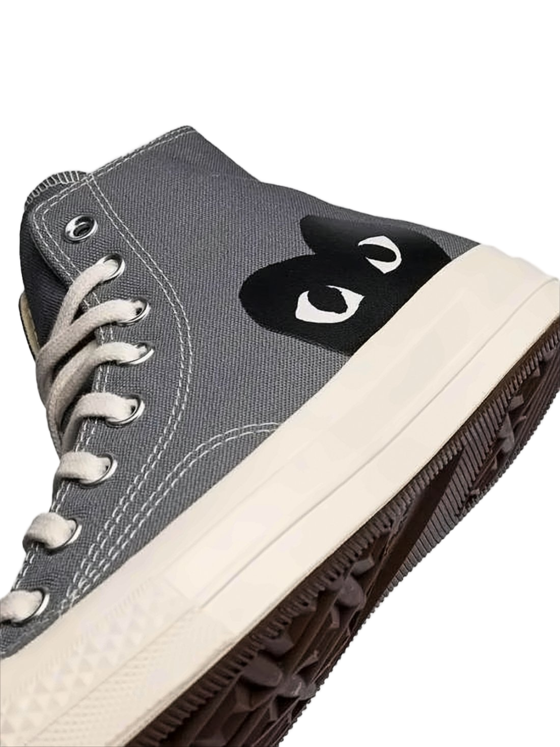 High-Top Sneakers with Canvas Upper