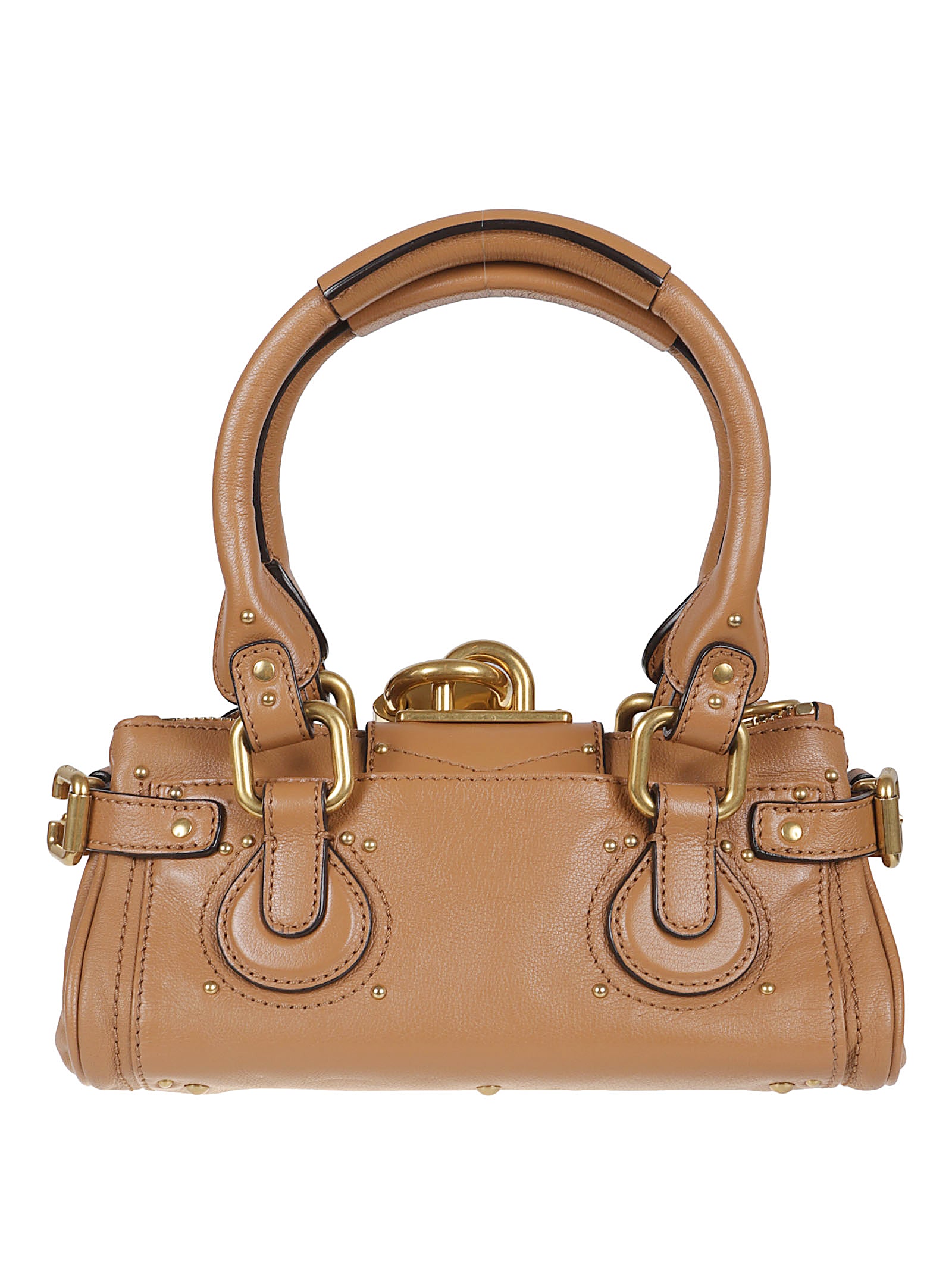 Small Grained Buffalo Leather Handbag