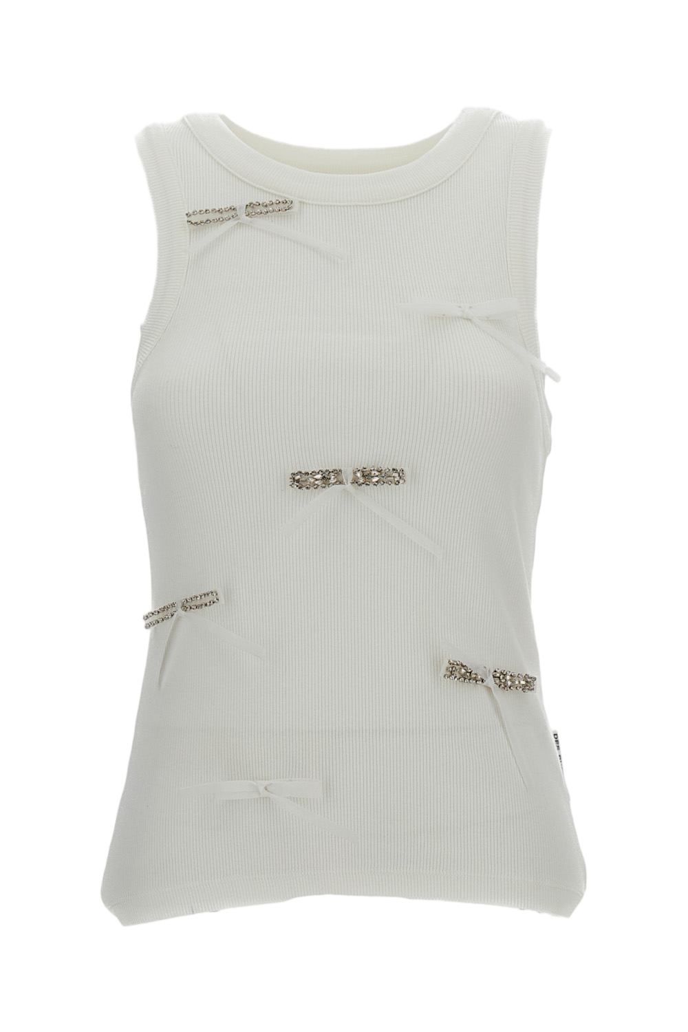 Snug-Fit Stretch Cotton Tank Top
