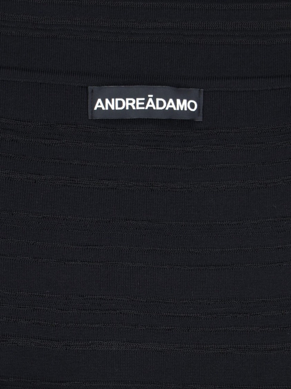 Striped Crop Top – Black
