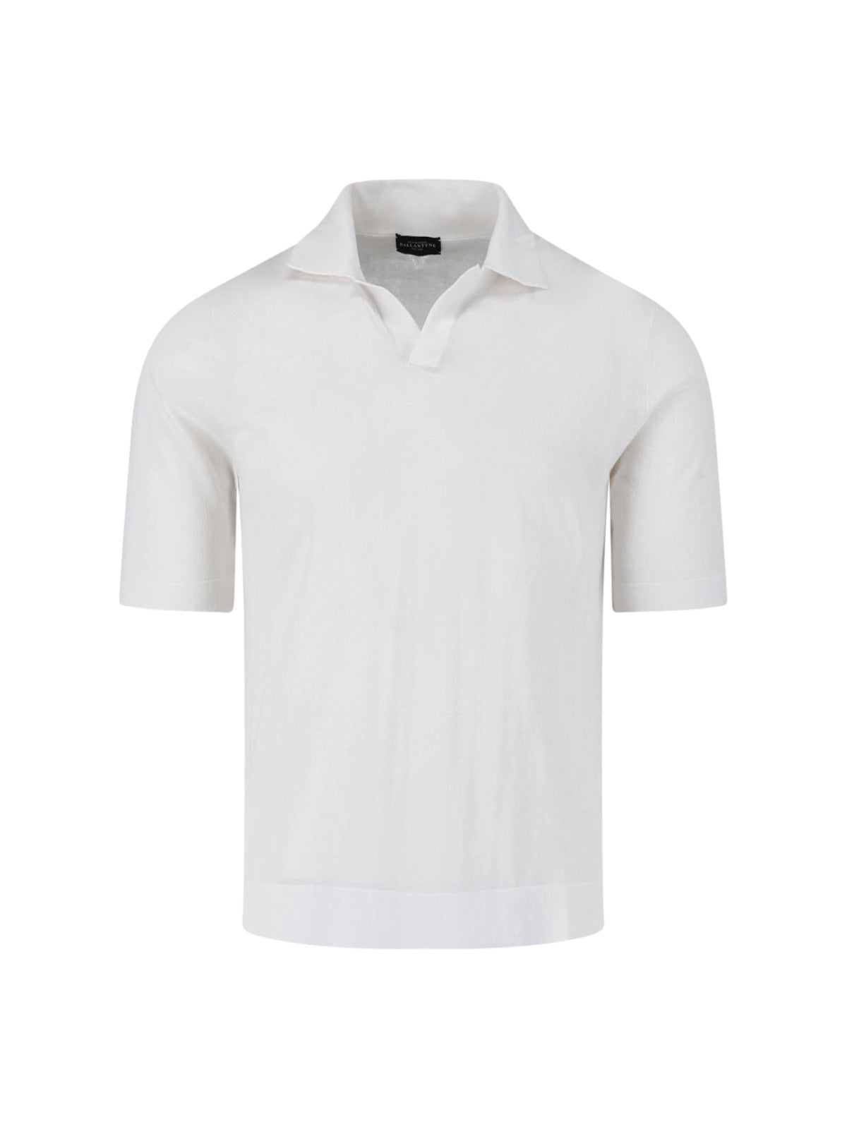 White Classic Relaxed Cotton Polo Shirt