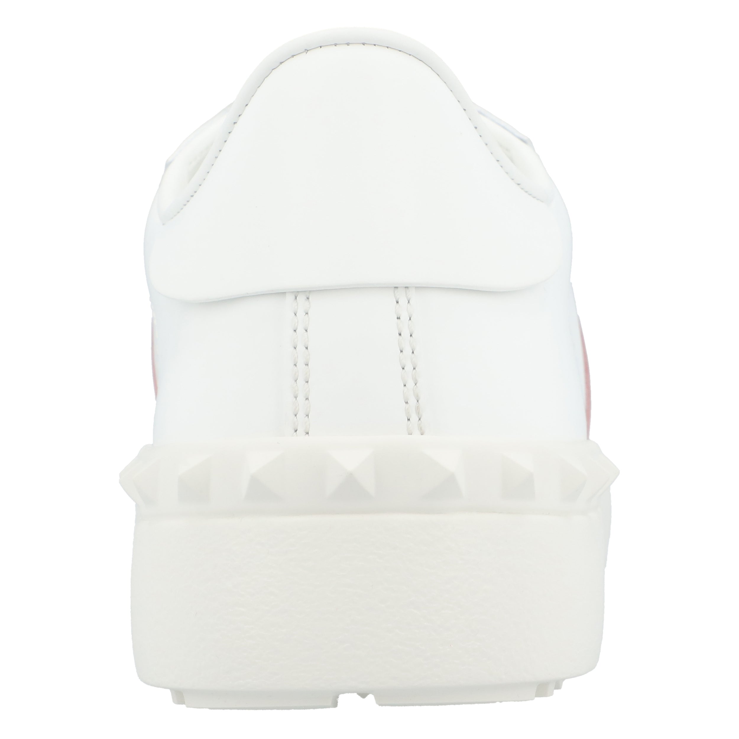 Calfskin Sneakers With Contrasting Band And Rubber Studs