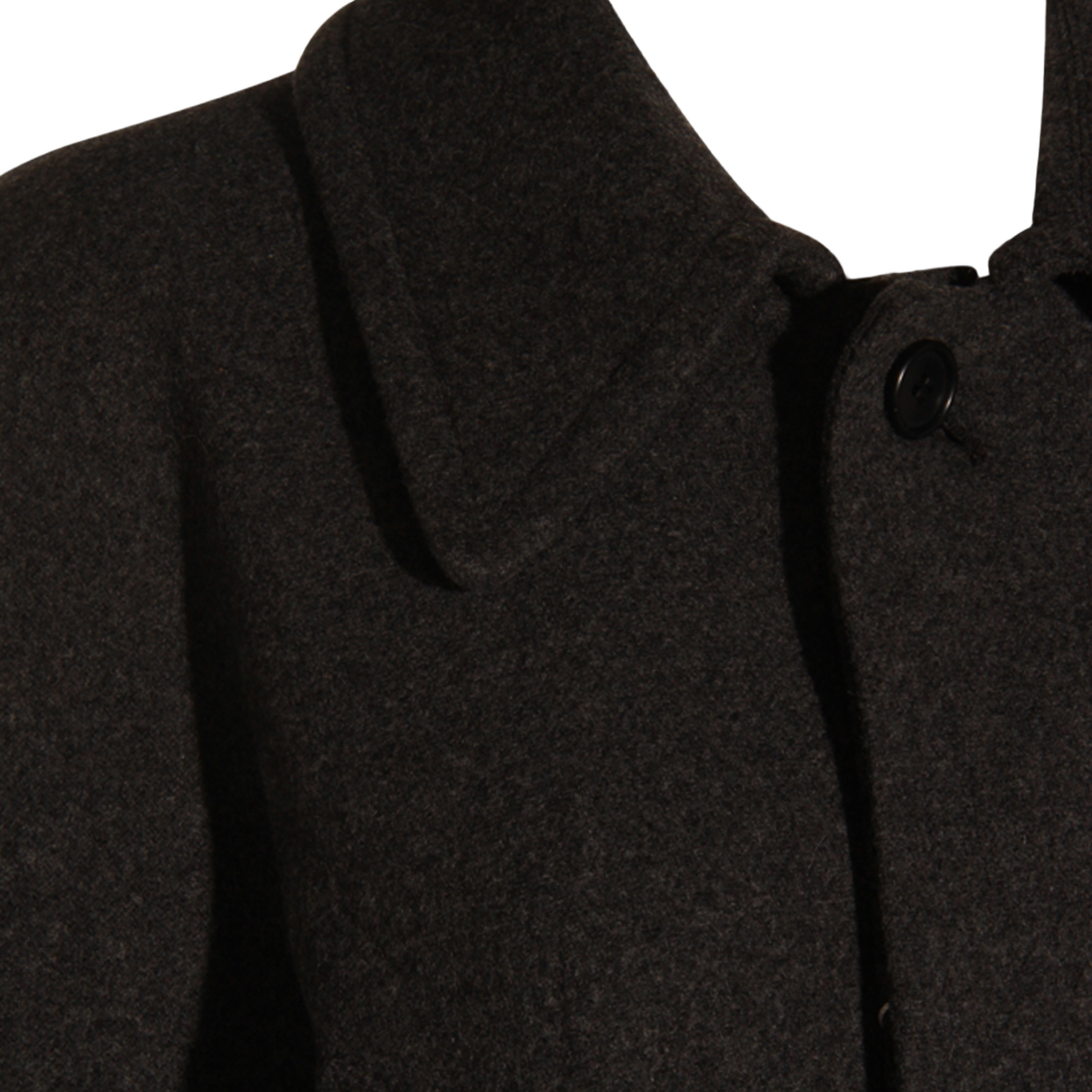 Flowing Grey Jacket with Classic Collar