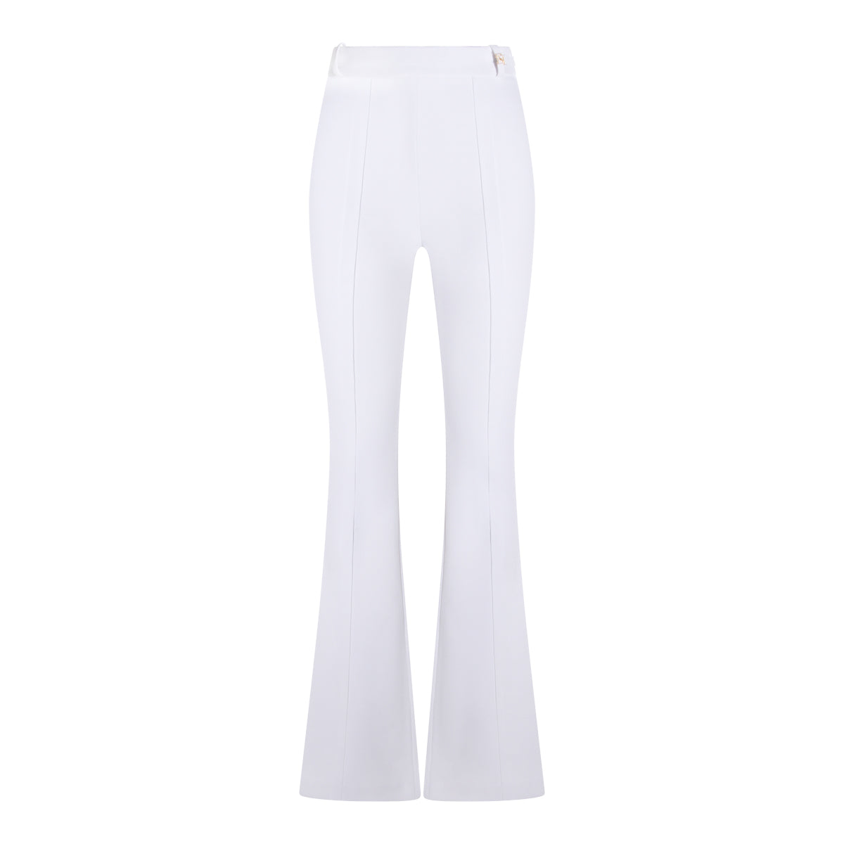 Flared Ivory Trousers