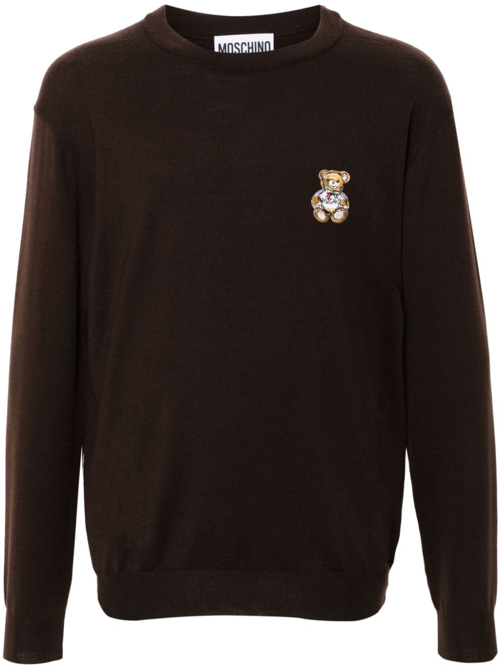 Coffee Brown Virgin Wool Sweater