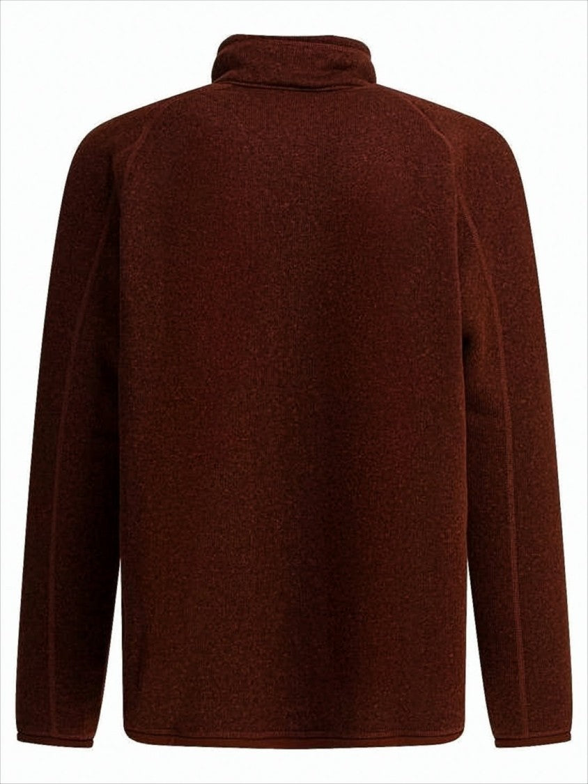 Textured Full-Zip Jacket in Dried Vanilla Brown