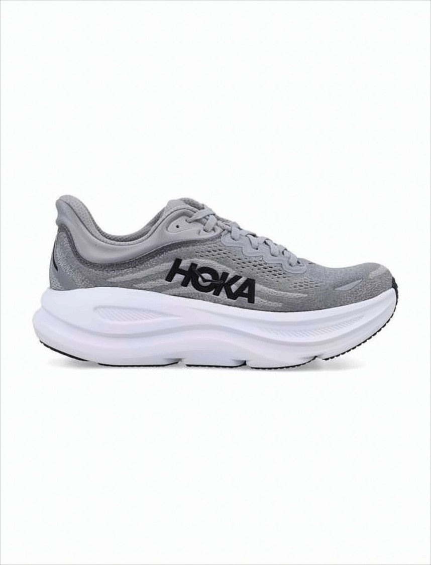Breathable Mesh Grey Sneakers with Cushioned Midsole