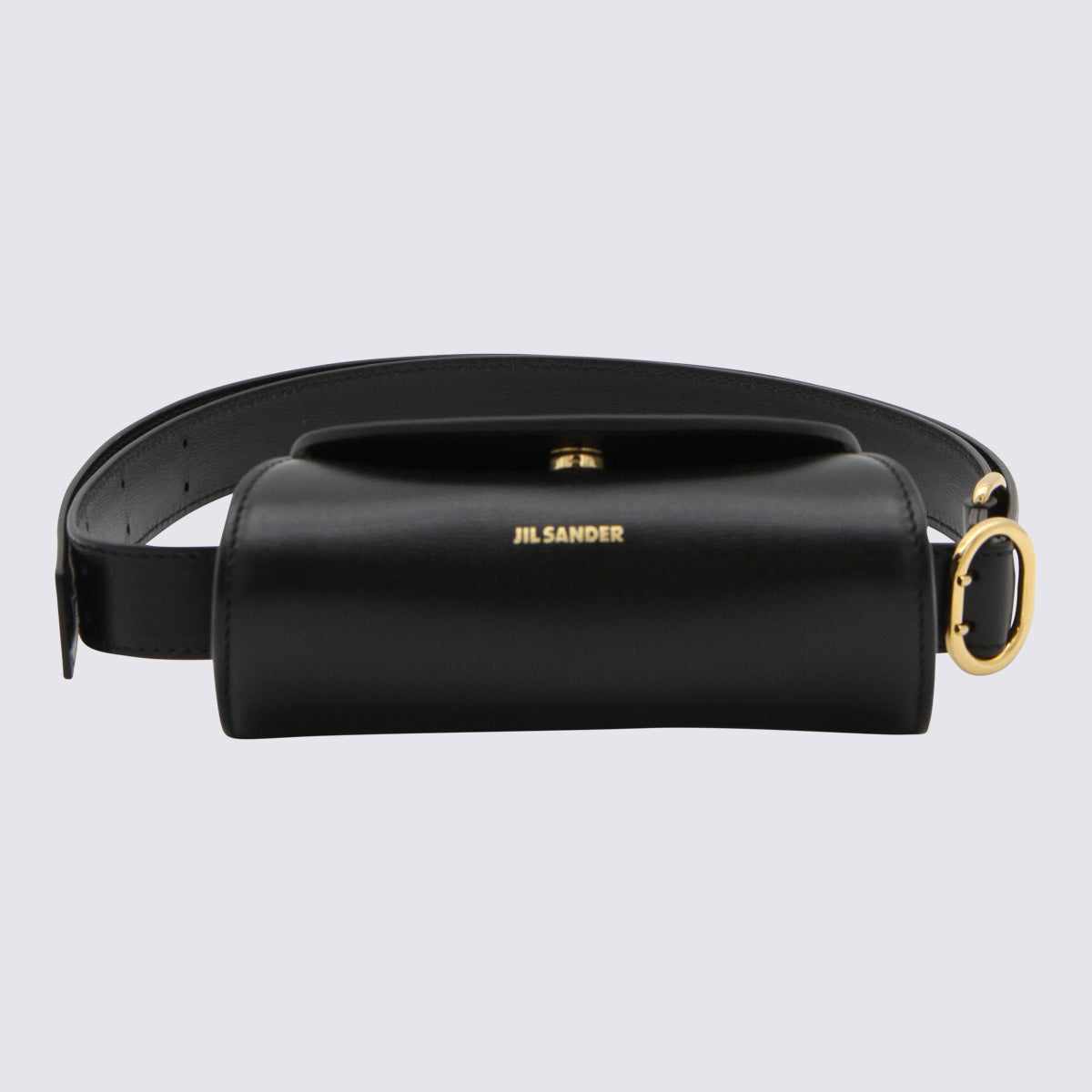 Black Leather Crossbody Bag