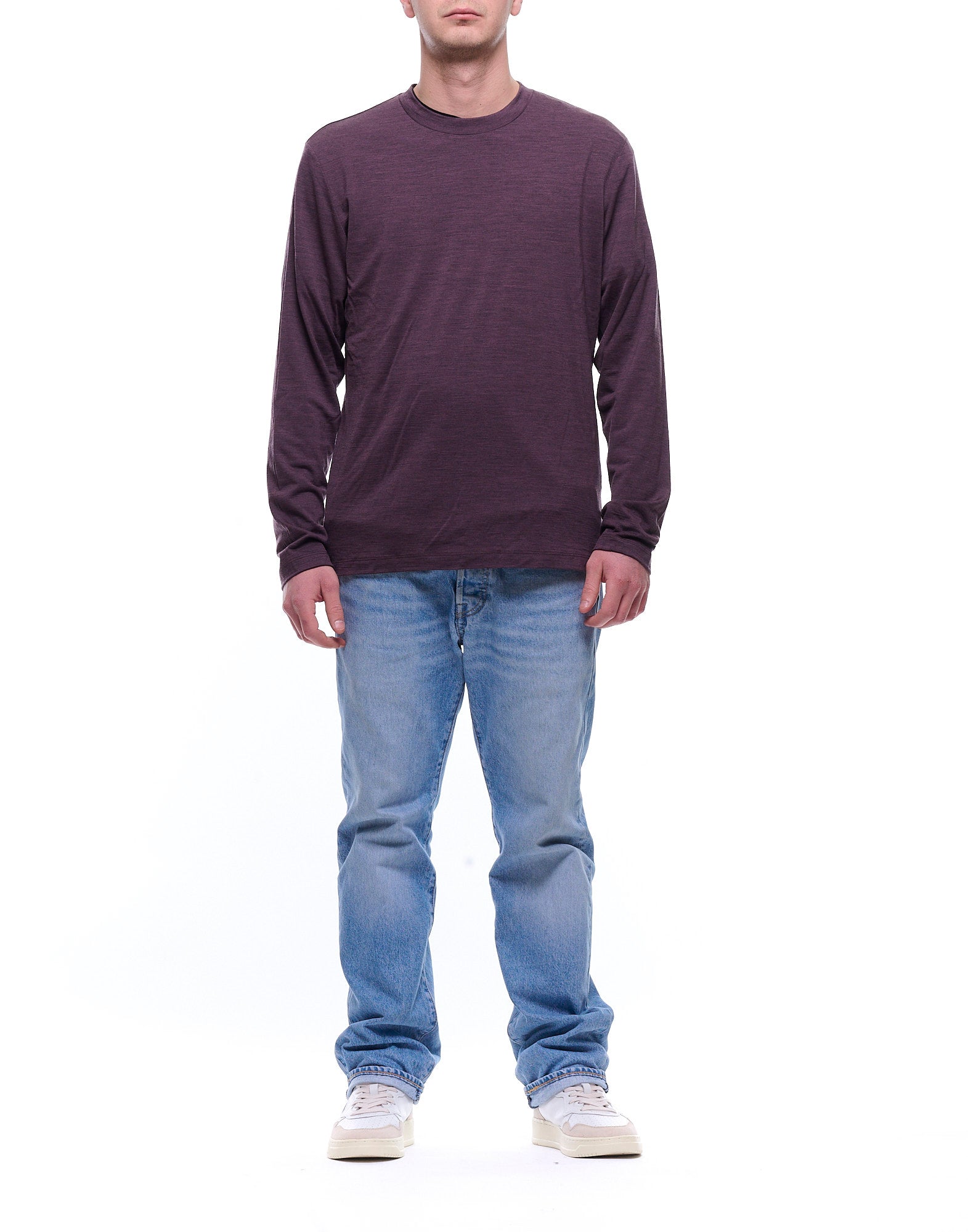 Men’S Fine Wool Long-Sleeve T-Shirt