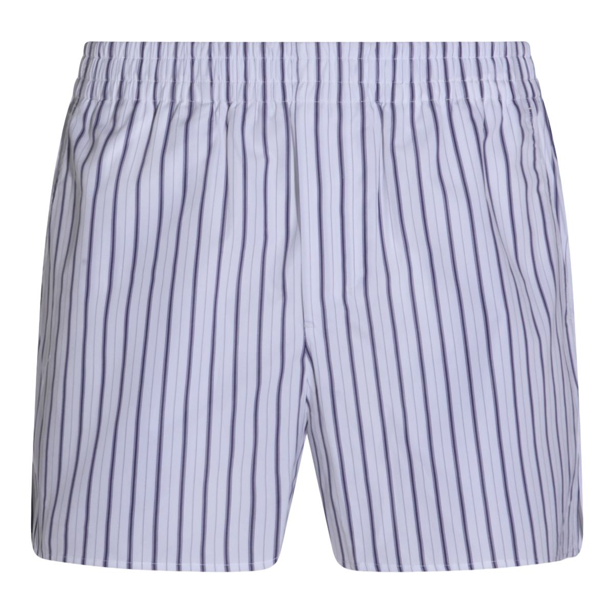 Relaxed Fit Vertical Striped Shorts