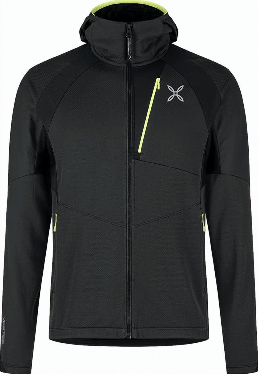 Fitted Black Polyester Montura Jacket