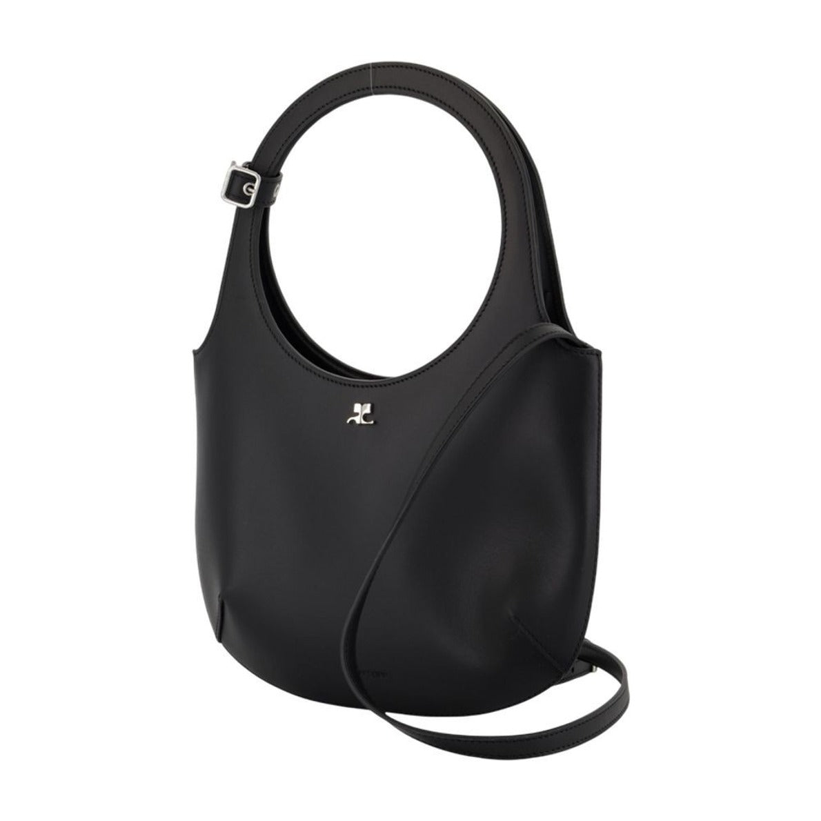 Holy Purse - Courreges - Leather - Black