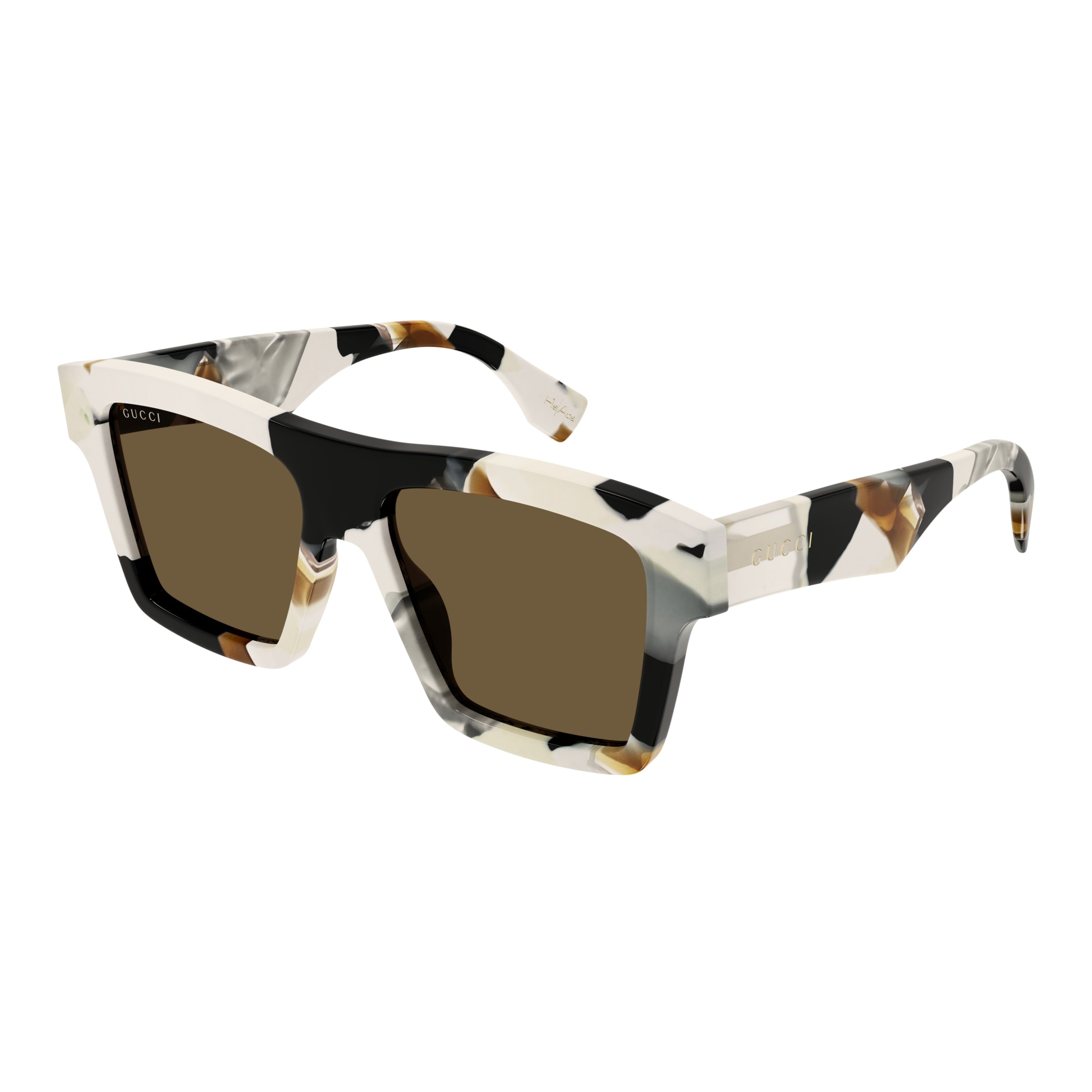 Gg1623s Oversized Square Tortoiseshell Sunglasses