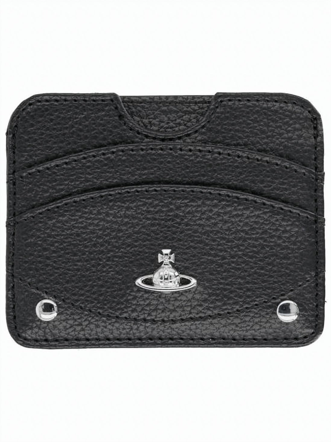 Textured Polyurethane Cardholder With Metallic Details