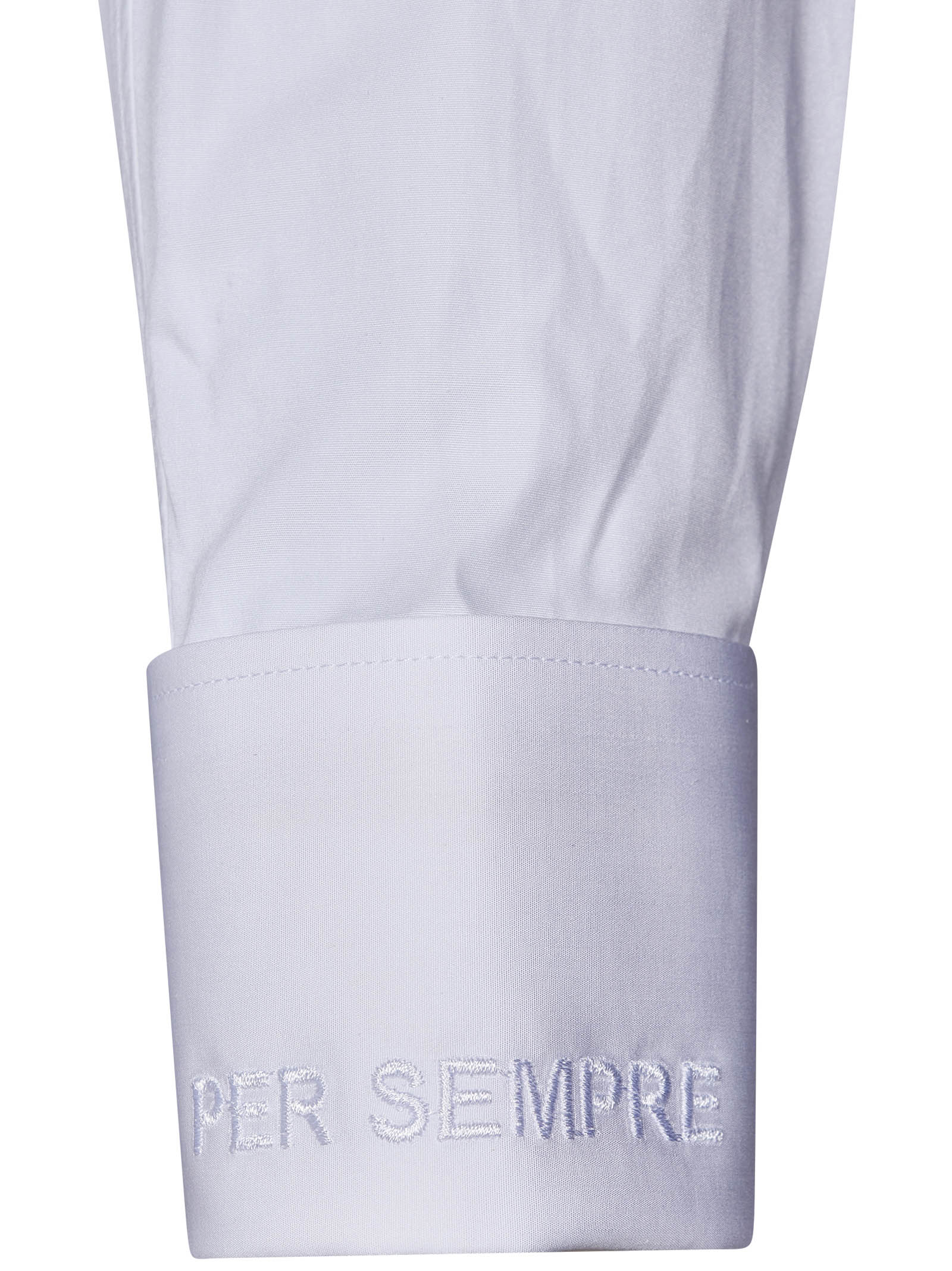 Tuxedo-Style White Formal Shirt