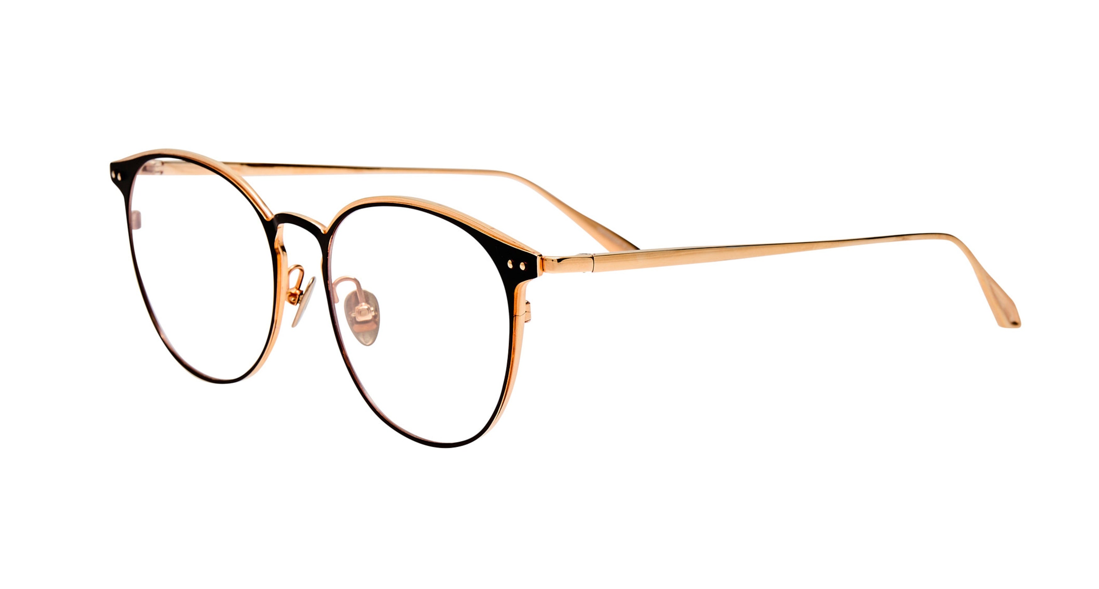 Lfl Thin Metal Frame Round Sunglasses