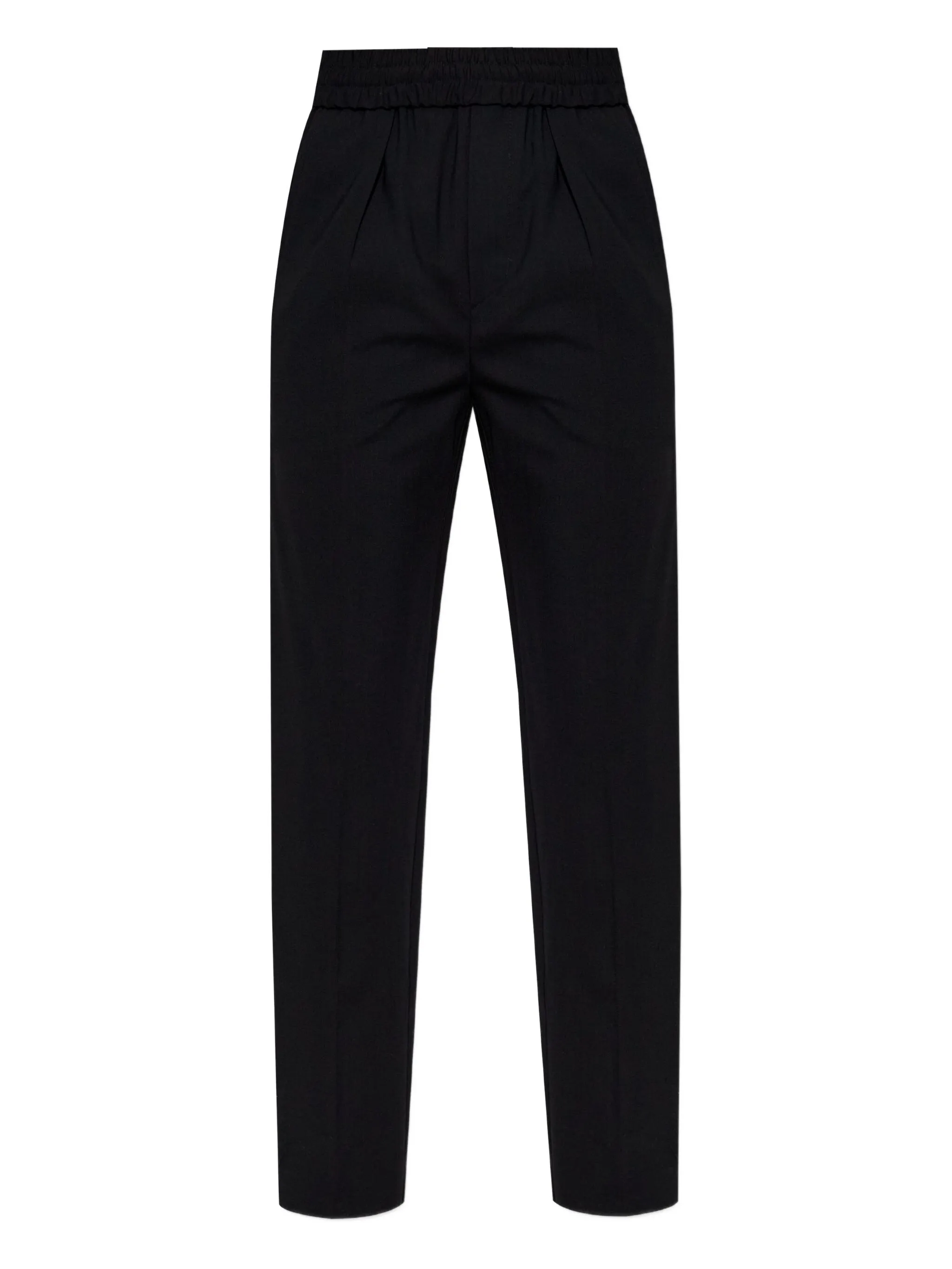 Black Loretta Relaxed Tapered Pants