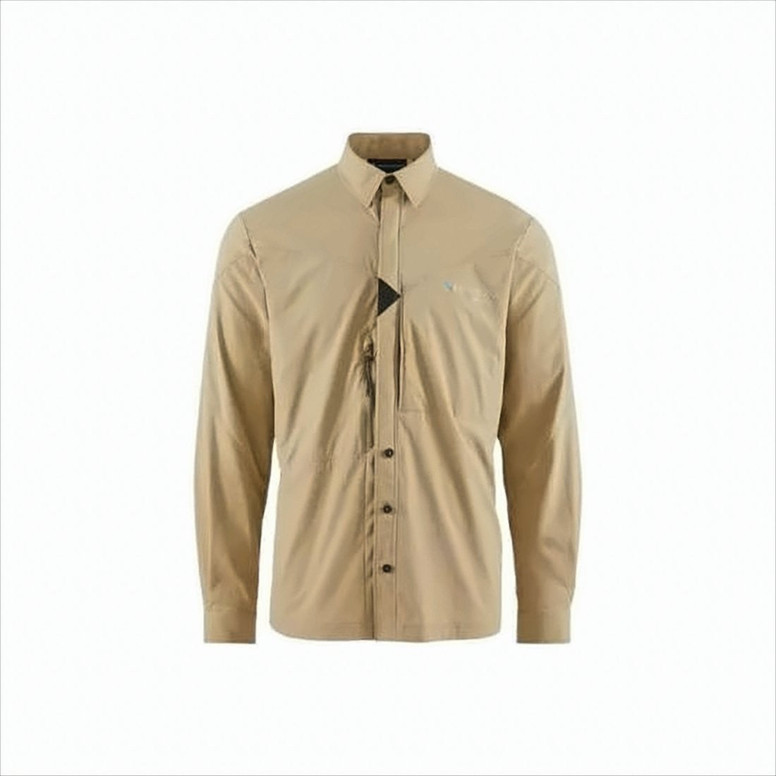 Long-Sleeve Casual Shirt with Classic Collar
