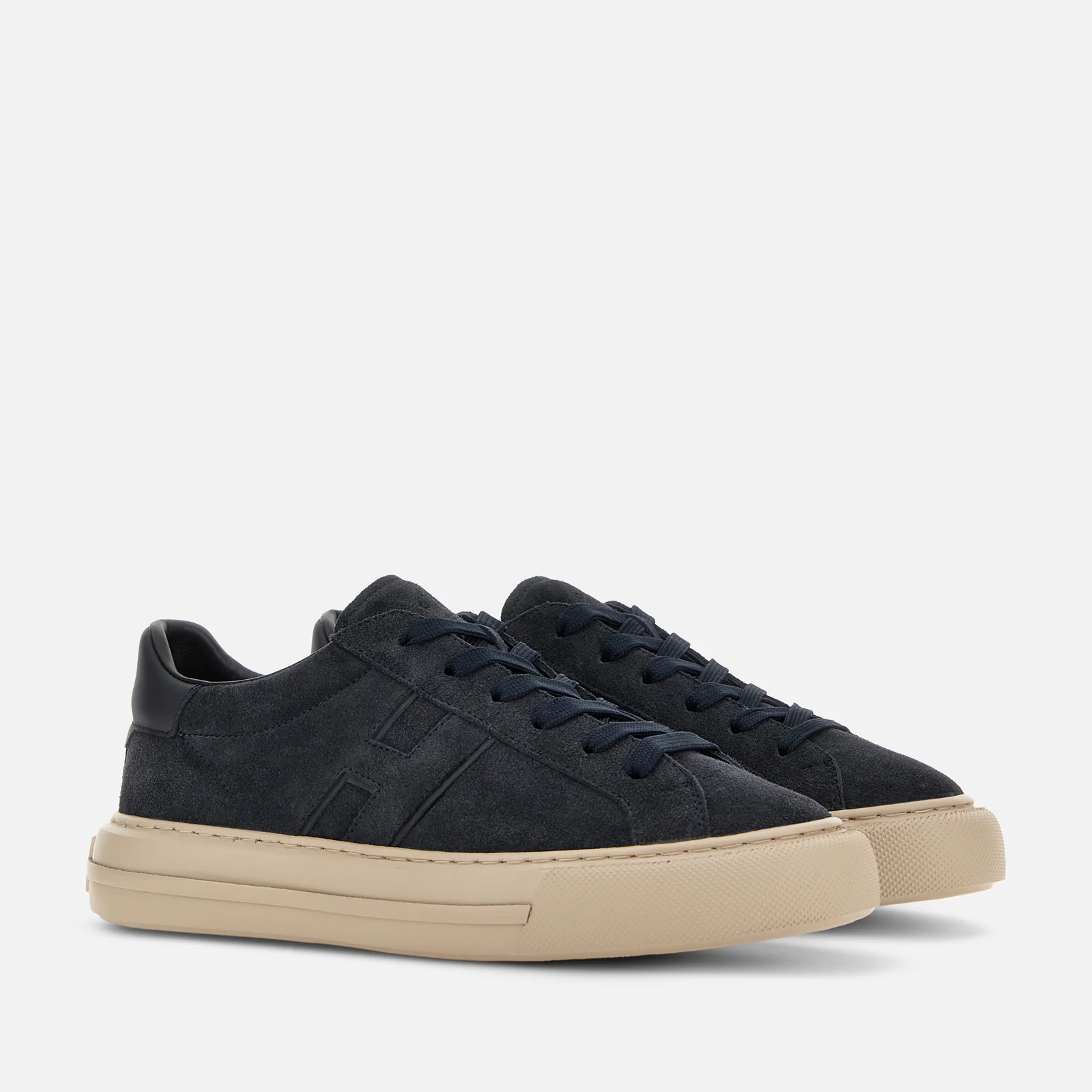 H691 H Low-Top Sneakers With Suede Upper