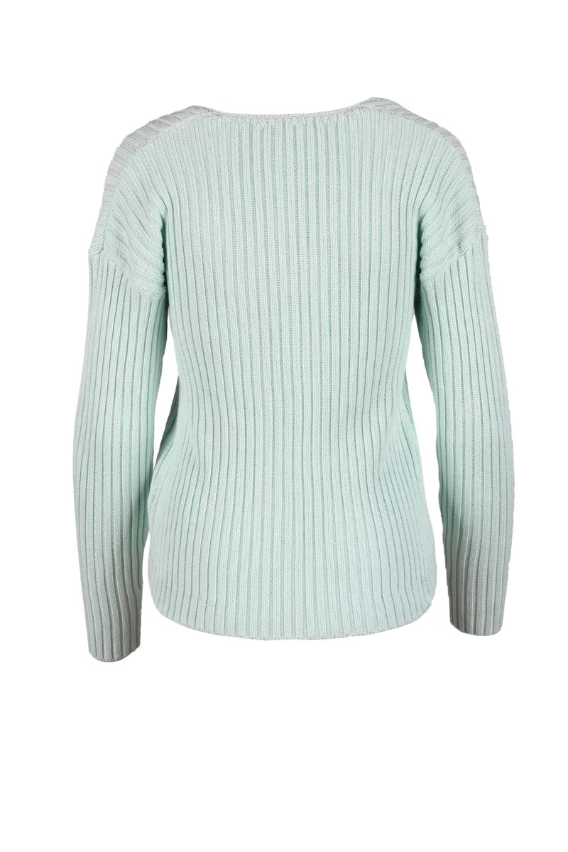 Cropped Mint Green Sweater