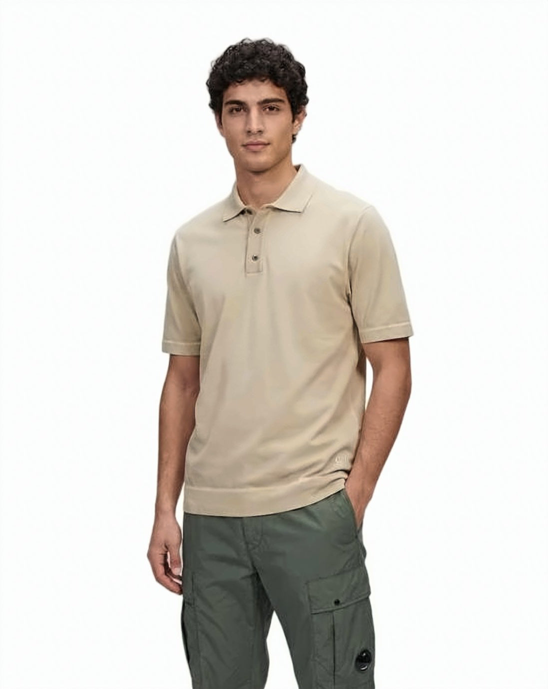 Short-Sleeved Polo Shirt with Classic Collar