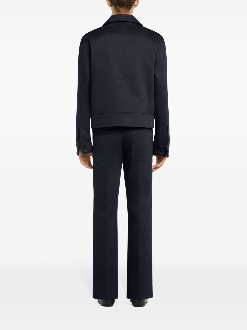 Navy Blue Casual Jacket