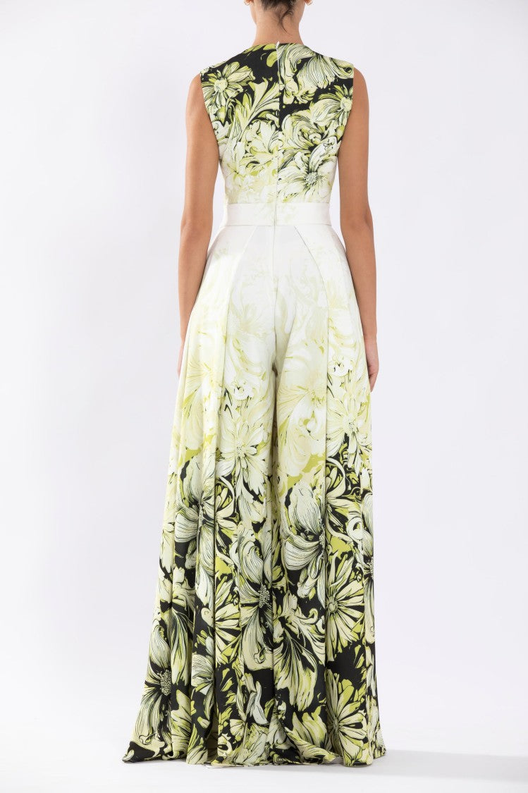 Crepe Printed Jumpsuit