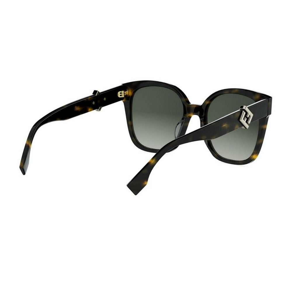 Ff Diamonds Oversized Square Acetate Sunglasses
