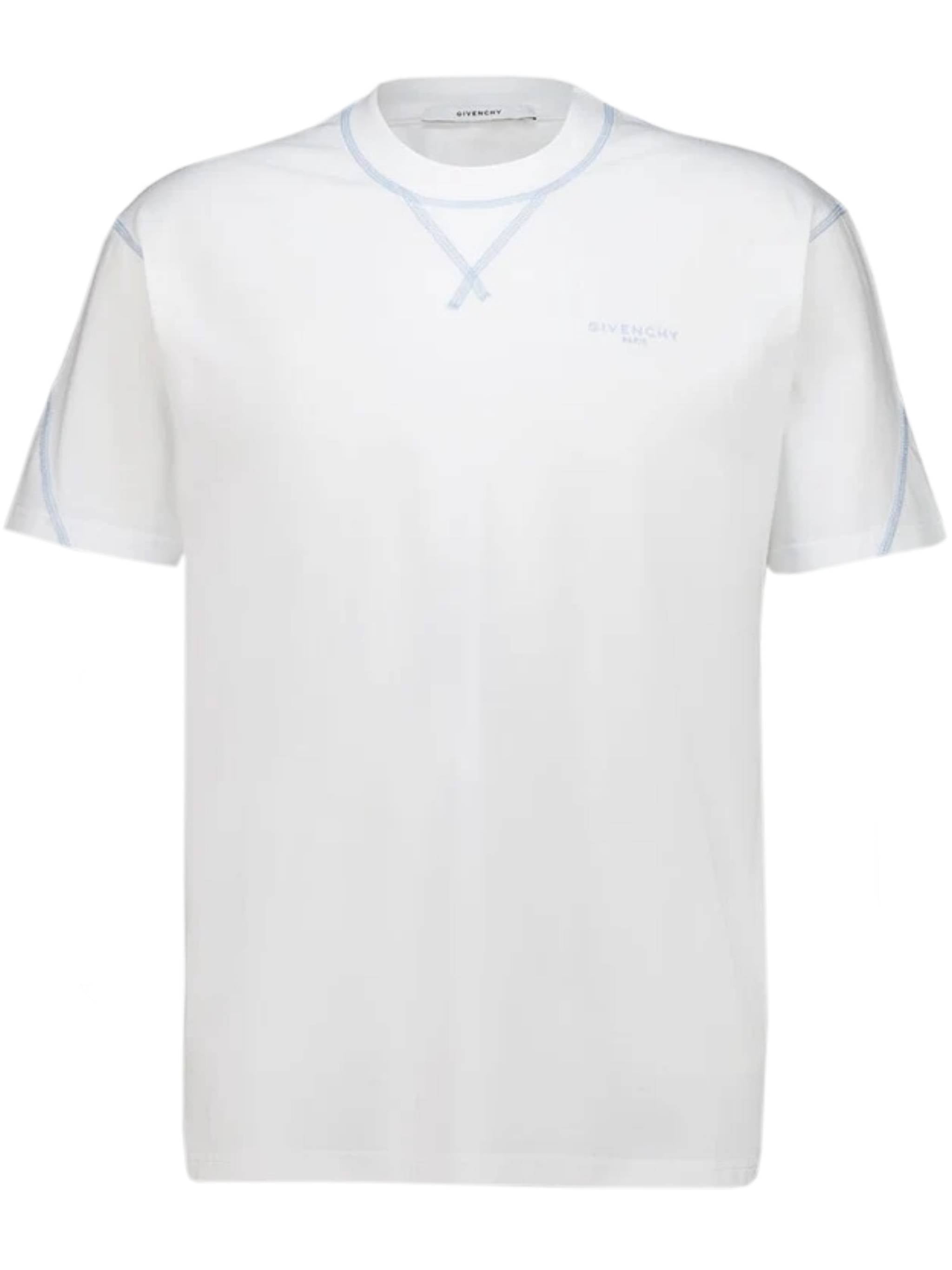 COUTURE SEAM CONTRASTED STITCH T-SHIRT