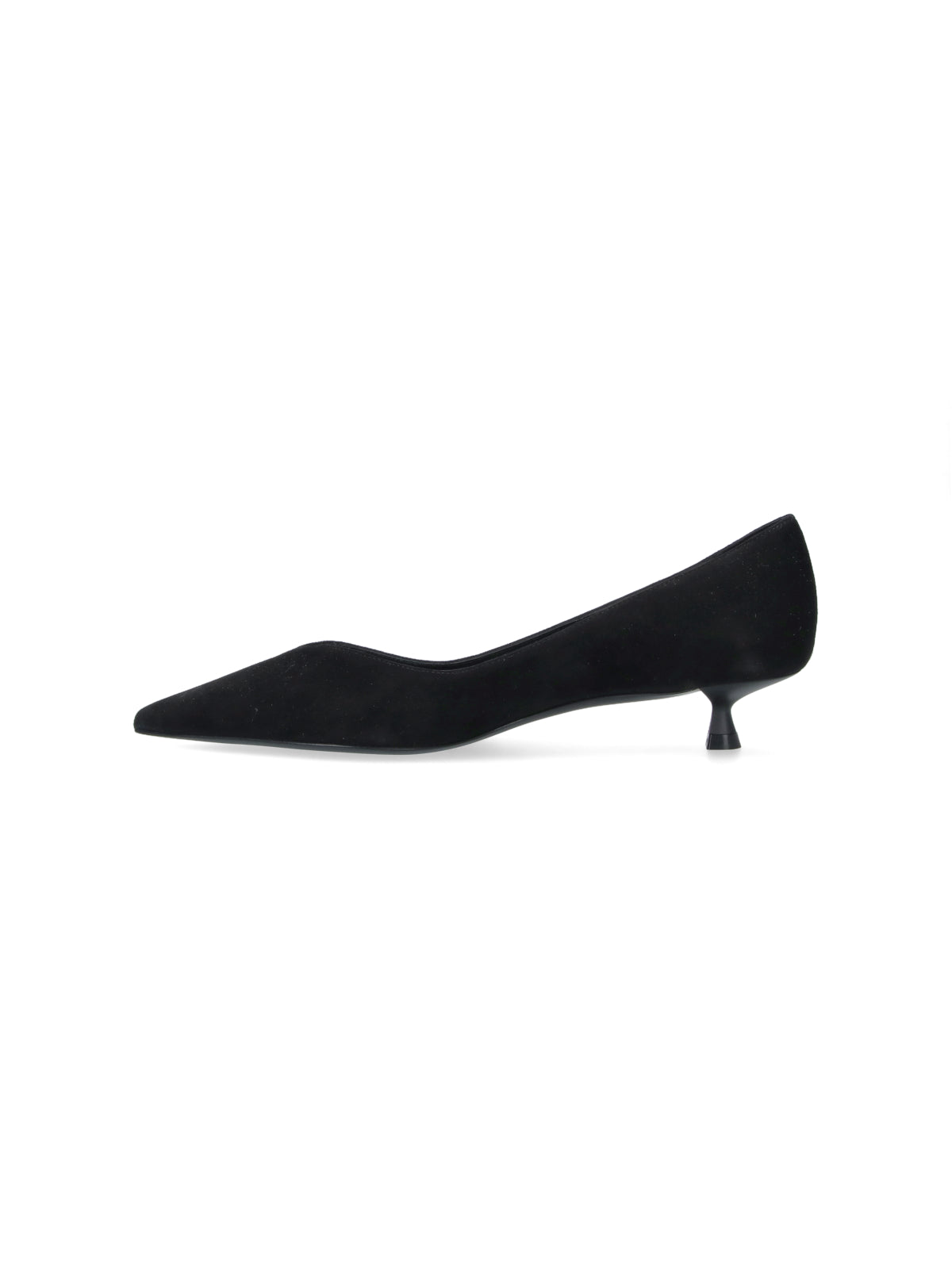 Black Eva 35 Goat Leather Pumps