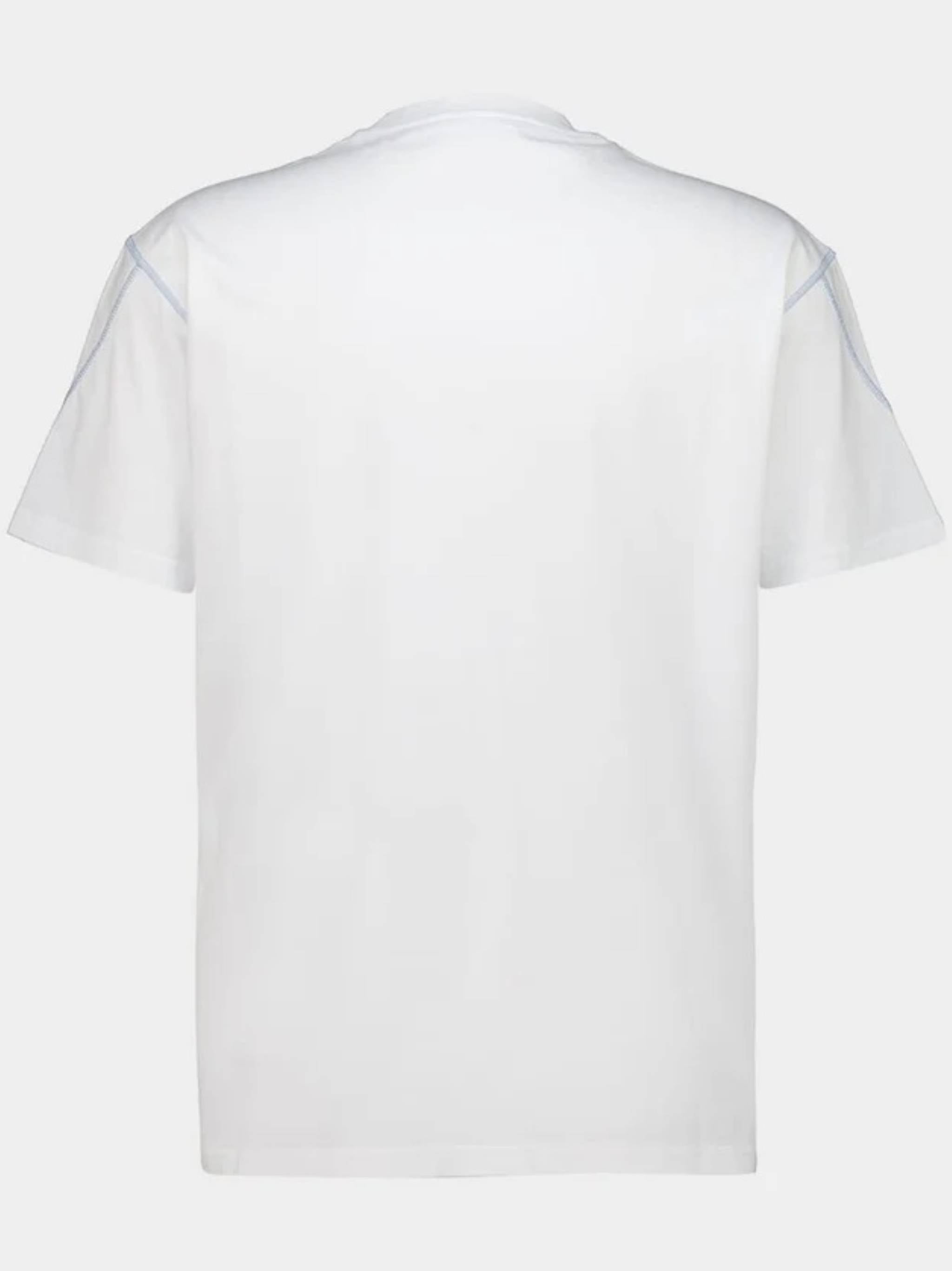 COUTURE SEAM CONTRASTED STITCH T-SHIRT