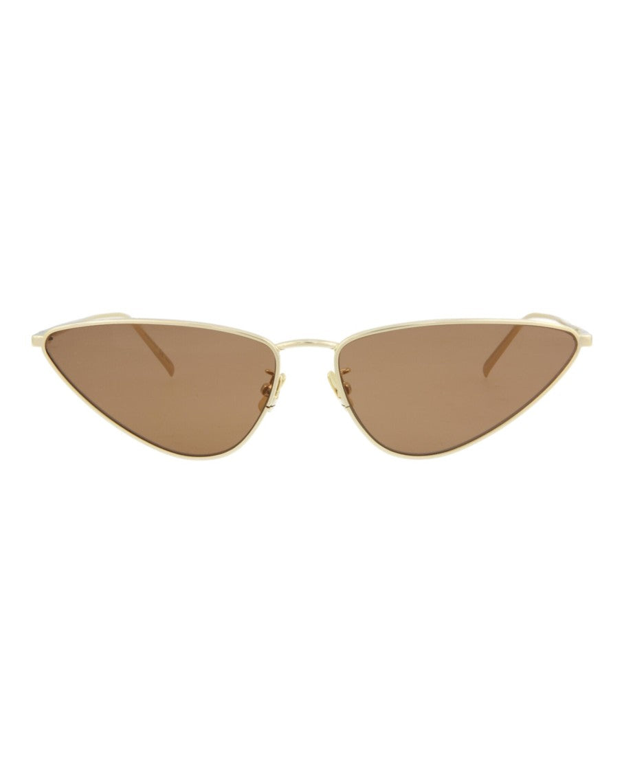 Cat Eye-Frame Metal Sunglasses