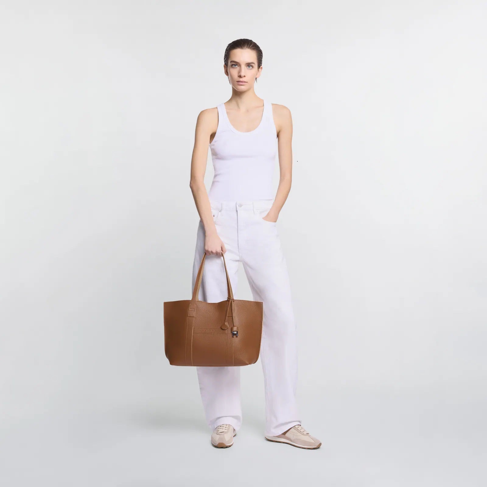Cuoio Script Shopping Media Shopping Bag